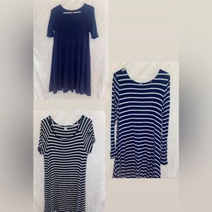 3 casual dresses old navy and forever 21